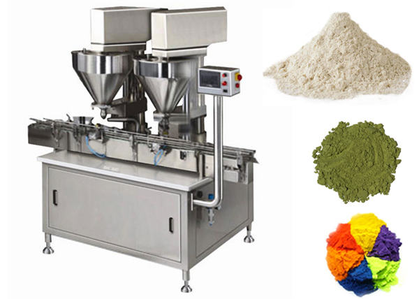 Automatyczna maszyna do napełniania proszków 2 głowice